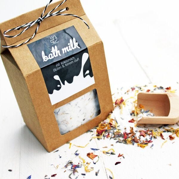 Thumbnail - Eve Butterfly Soaps Bademilch mit Blüten (vegan)