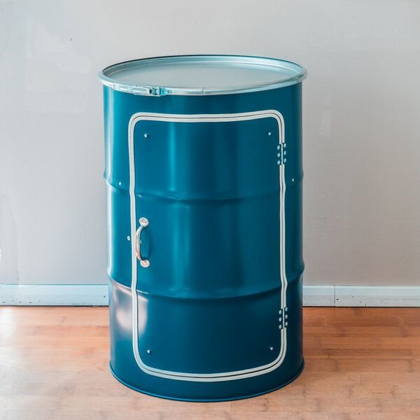 Lockengelöt Der HiFi-Schrank aus einem Hamburger Ölfass - made in Hamburg