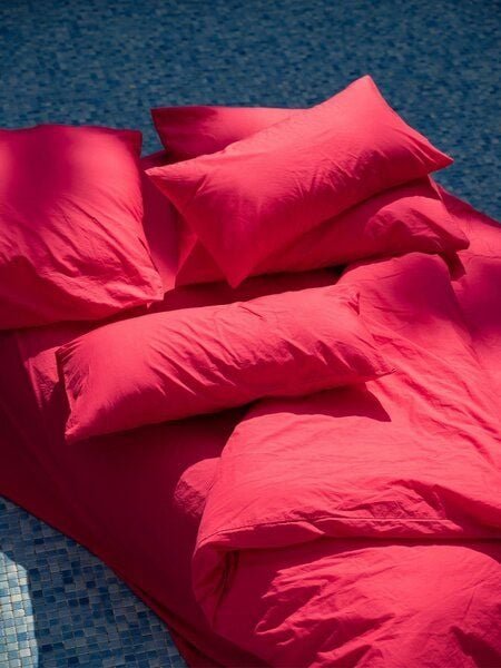 erlich textil Fred Kopfkissenbezug aus weicher Bio-Baumwolle, made in Europe