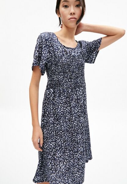 Thumbnail - ARMEDANGELS HERAA WATER DOTS - Damen Webkleid mit 100% carbon-zero TENCEL Faseranteil
