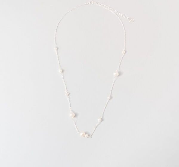 fejn jewelry Kette 'station pearl' mit Süßwasserperlen