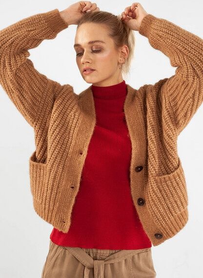 Alma & Lovis Cardigan im Grandpa-Style mit Alpaka | Grandpa Jacke