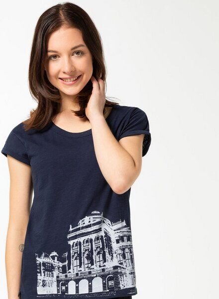 Spangeltangel Damenshirt "Opernhaus", T-Shirt bedruckt, Frauen, festlich leger