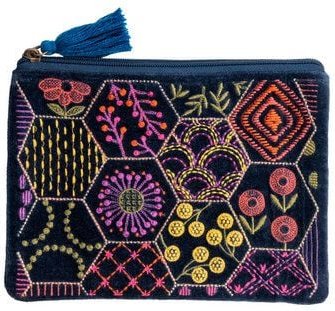 TRANQUILLO Samttäschchen verschiedene Designs 21 x 15 cm (BAG271, BAG272, BAG302, BAG303)