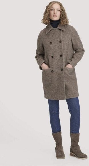 hessnatur Mantel Relaxed aus reiner Schurwolle