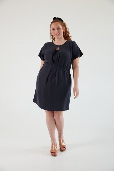 WiDDA berlin Kleid Soul Explosion in Dunkelblau in zwei Längen