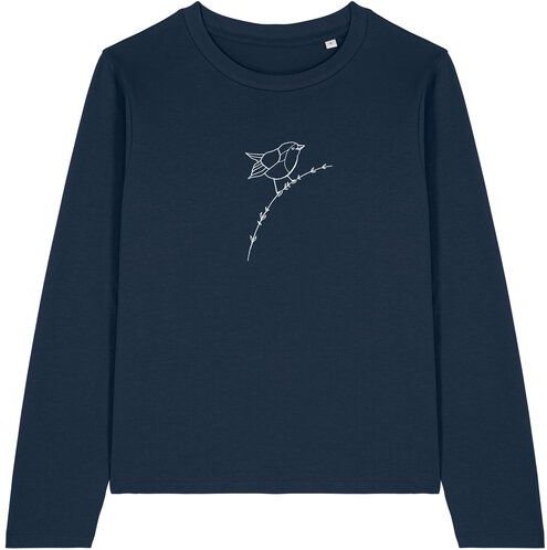 Brandless Basic Bio Damen Longsleeve Rotkehlchen 180 g/m² XXS - XXL