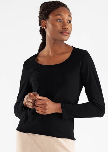 Alma & Lovis Smartes Langarmshirt aus Bio-Baumwolle | Smart Shirt