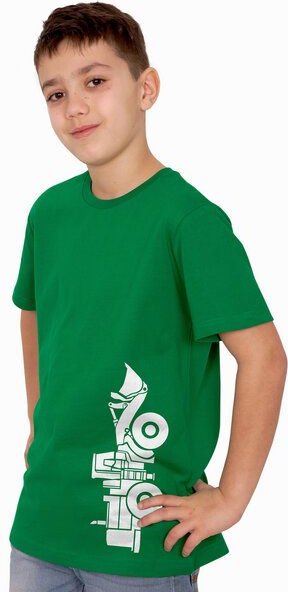 HANDGEDRUCKT "Radlader 02" Kinder-T-Shirt