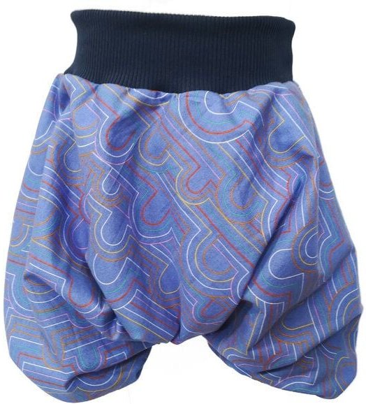 liebewicht kurze Pumphose Sommerhose gemustert aus Biobaumwolle