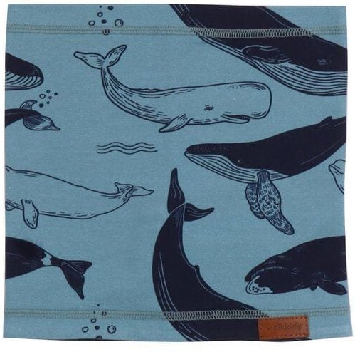 Baby Schal Bio-Baumwolle GOTS Walkiddy Dunkelblau, weiches Halstuch für empfindliche Babyhaut, nachhaltig gefertigt, vie...