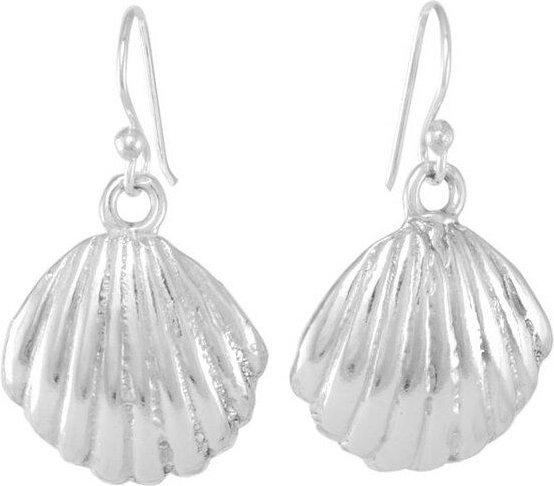 pakilia Silber Ohrringe Muschel Fair-Trade und handmade