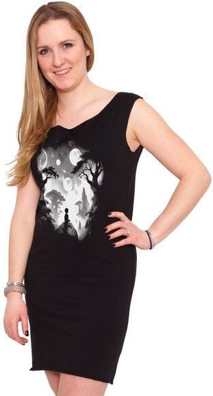 Thumbnail - HANDGEDRUCKT "Inner Child" Bio-Kleidchen