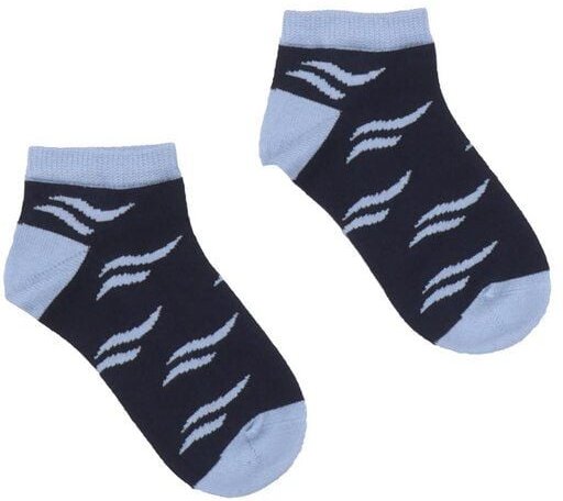 Kinder Sneaker-Socken Bio-Baumwolle Walkiddy „Mpack“ Orange/Navy, GOTS zertifiziert, kurze Sportsocken für Jungen & Mädc...