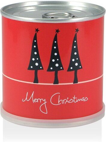 Weihnachtsbaum in der Dose - Merry Christmas Rot von MacFlowers