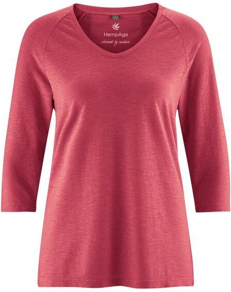 HempAge Raglanshirt mit 3/4-Arm Hanf/Biobaumwolle