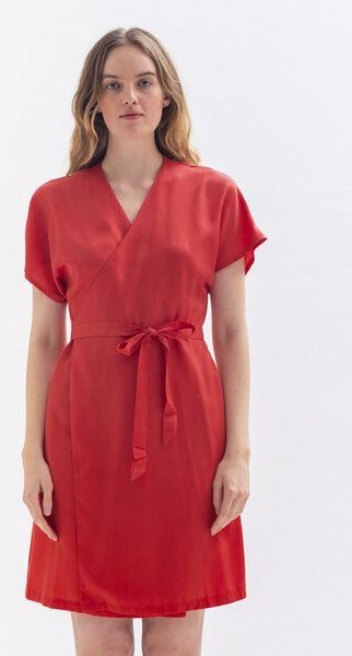 Studio Hertzberg Wickelkleid "CAAR-MEN" aus Tencel