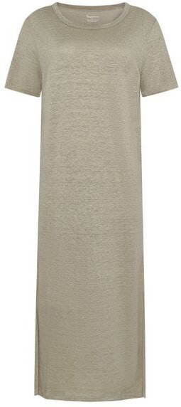 KnowledgeCotton Apparel Bio-Leinen T-Shirt Kleid GOTS/Vegan