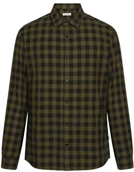 KnowledgeCotton Apparel Kariertes Hemd Regular