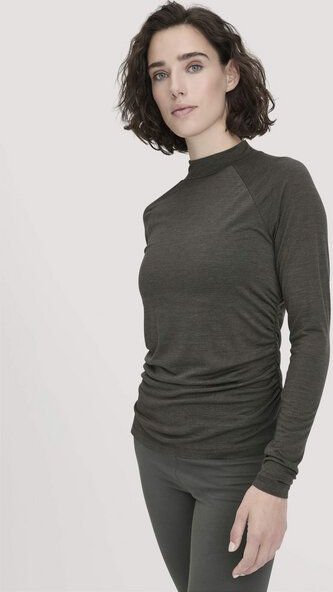 hessnatur Shirt Langarm Slim ACTIVE FUNCTIONAL aus Bio-Merinowolle und TENCEL Lyocell