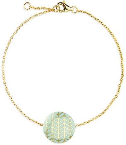 lille mus Porzellan-Armband FISCHGRÄT Porzellanschmuck