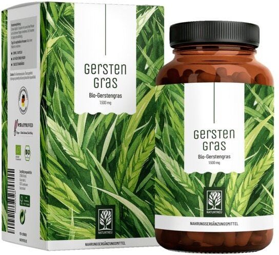 Gerstengras Superfood 180 vegane Kapseln Gerstengras Naturtreu®