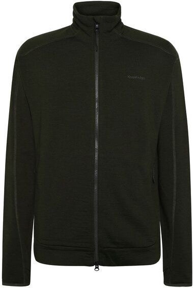 KnowledgeCotton Apparel Fleece-Jacke mit Reißverschluss DYNAMIC aus Merinowolle - Herren