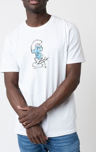 Bavarian Caps Herren T-Shirt Muffi, Zefix - Weiß