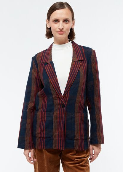 Givn Berlin Flanellblazer EDITH aus Bio-Baumwolle