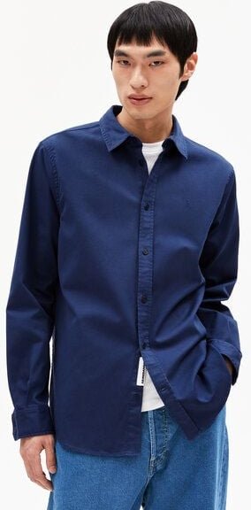 ARMEDANGELS GIAALO OVERSHIRT - Herren Hemd aus Bio-Baumwoll Mix
