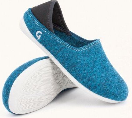 Gottstein Kinder-Hausschuh Wool Slip-on Kids aus 100% Schurwolle mit rutschfester Gummisohle - Perfekt für Kita, Kinderg...