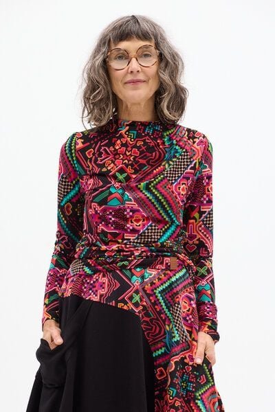 Rollkragenpulli Camino – Klassischer, figurbetonter Schnitt – Dekorative Raffung – 100 % in der EU fair produziert – KOK...