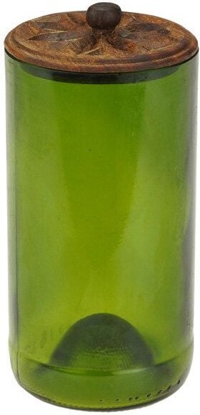 Recycling Vorratsgläser - Flower - S/M/L/XL - Weinflasche - Chako Zanzibar