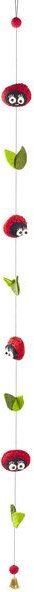 short'n'pietz Langes Mobile mit Marienkäfern, handgefilzt