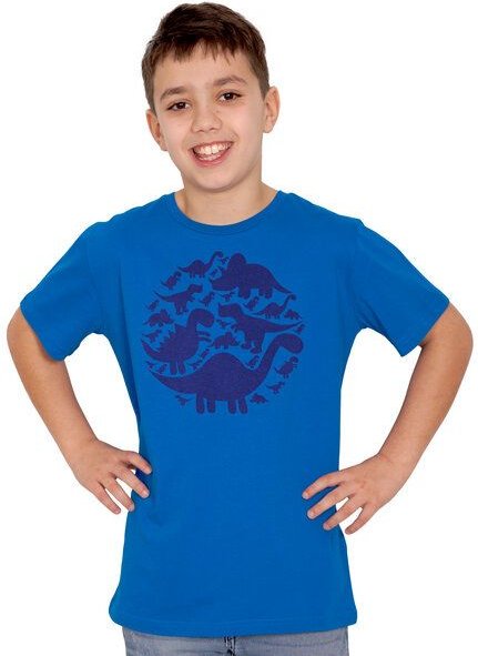 HANDGEDRUCKT "Dinos" Unisex Kinder T-Shirt