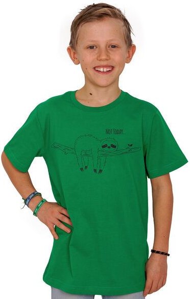 HANDGEDRUCKT "Not Today..." Kinder-T-Shirt