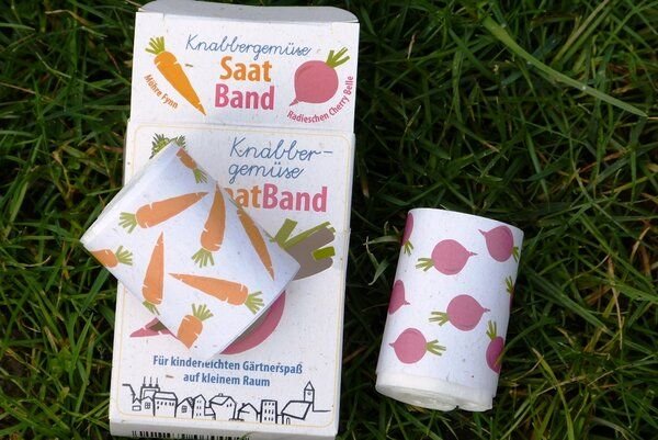 ARIES SaatBand Knabbergemüse Möhre&Radieschen