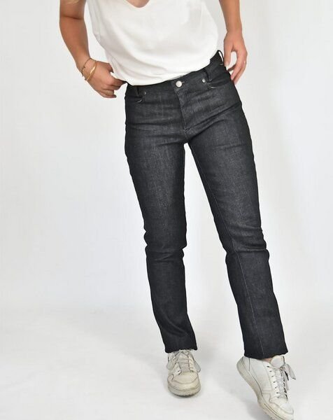 Damen Jeans Zilo Straight Mid-rise upgecycelte Baumwolle Aatise