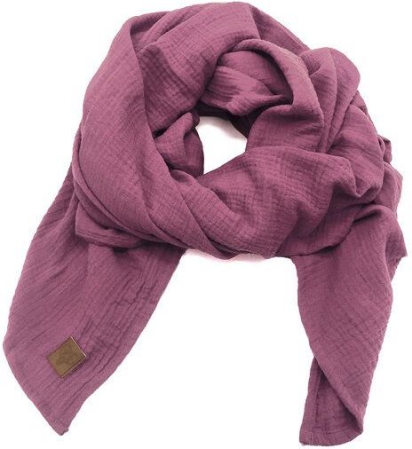 WiDDA berlin Großes Musselin Tuch in vielen Farbvarianten aus Baumwolle (Bio-Qualität)