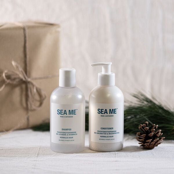 SEA ME Haarpflege-Duo: Shampoo & Conditioner mit Grapefruit- & Rosmarin-Duft (in zerooo Mehrweg)