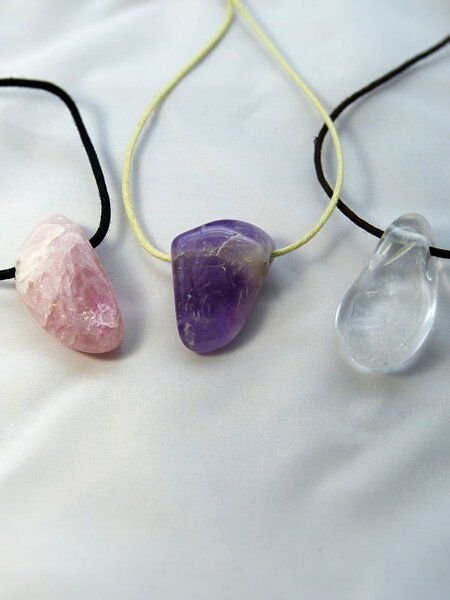 OneWorldMinerals Therapiestein Anhänger-Set "Vitalmischung"