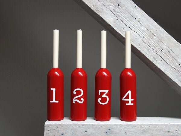 werkvoll by Lena Peter Adventskerzenhalter FIRE neutral Recycling Feuerlöscher