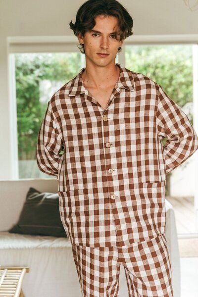 Thumbnail - AmourLinen Leinen loungewear set OLIVER