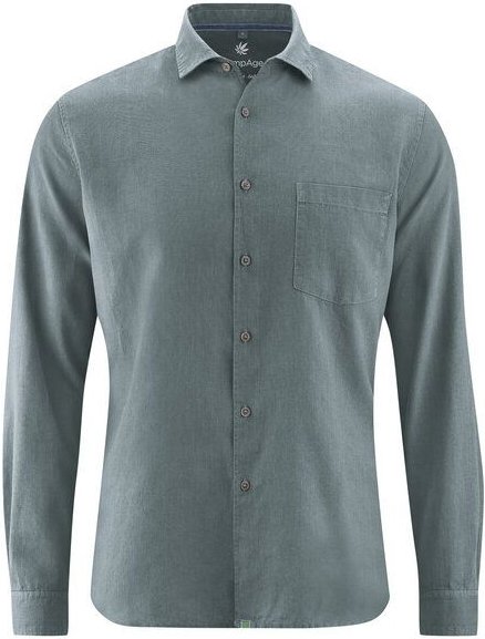 HempAge Herren Freizeithemd Hanf/Bio-Baumwolle