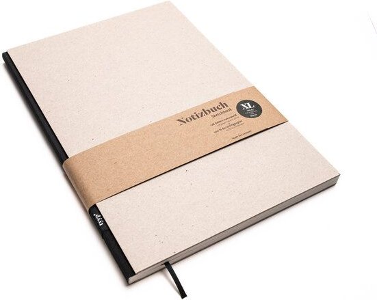 tyyp Nachhaltiges großes Design-Notizbuch (Recyclingkarton)