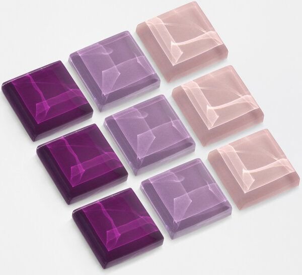 ALEXASCHA Magnet Set aus Upcycling Glas • 9 starke Magnete für den Kühlschrank • ideal zum Verschenken