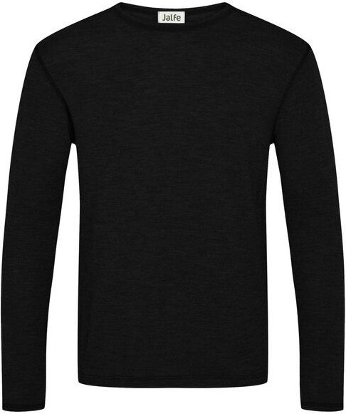 Jalfe Herren-Longsleeve Wolle melange