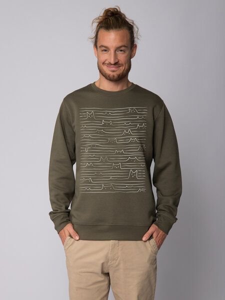 watapparel Sweatshirt Unisex Doodle Cats