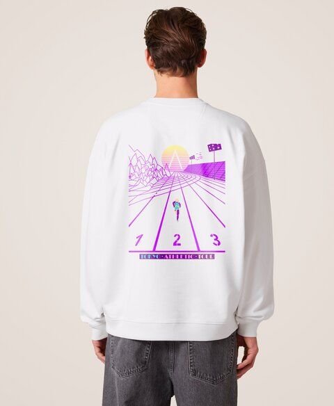 Athleez TOKYO ATHLETIC CLUB - Relaxed Sweatshirt - 100% Bio-Baumwolle