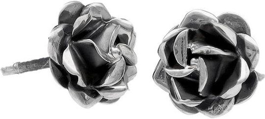 pakilia Silber Ohrstecker Mini Rose Fair-Trade und handmade